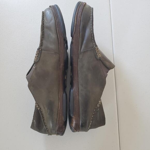 OluKai Moloa Shoes Mens Size 10 Brown Leather Loafers Slip On Comfort 10128-747C - Picture 7 of 9